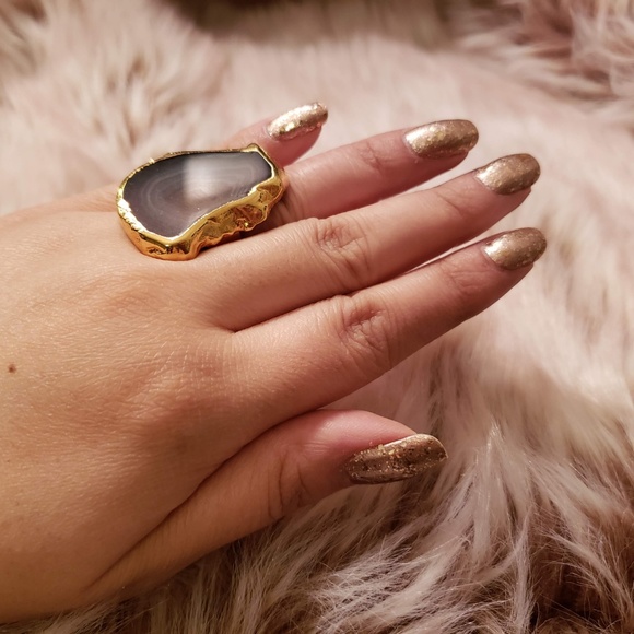 Janna Conner Agate ring sz 7 - Picture 4 of 4